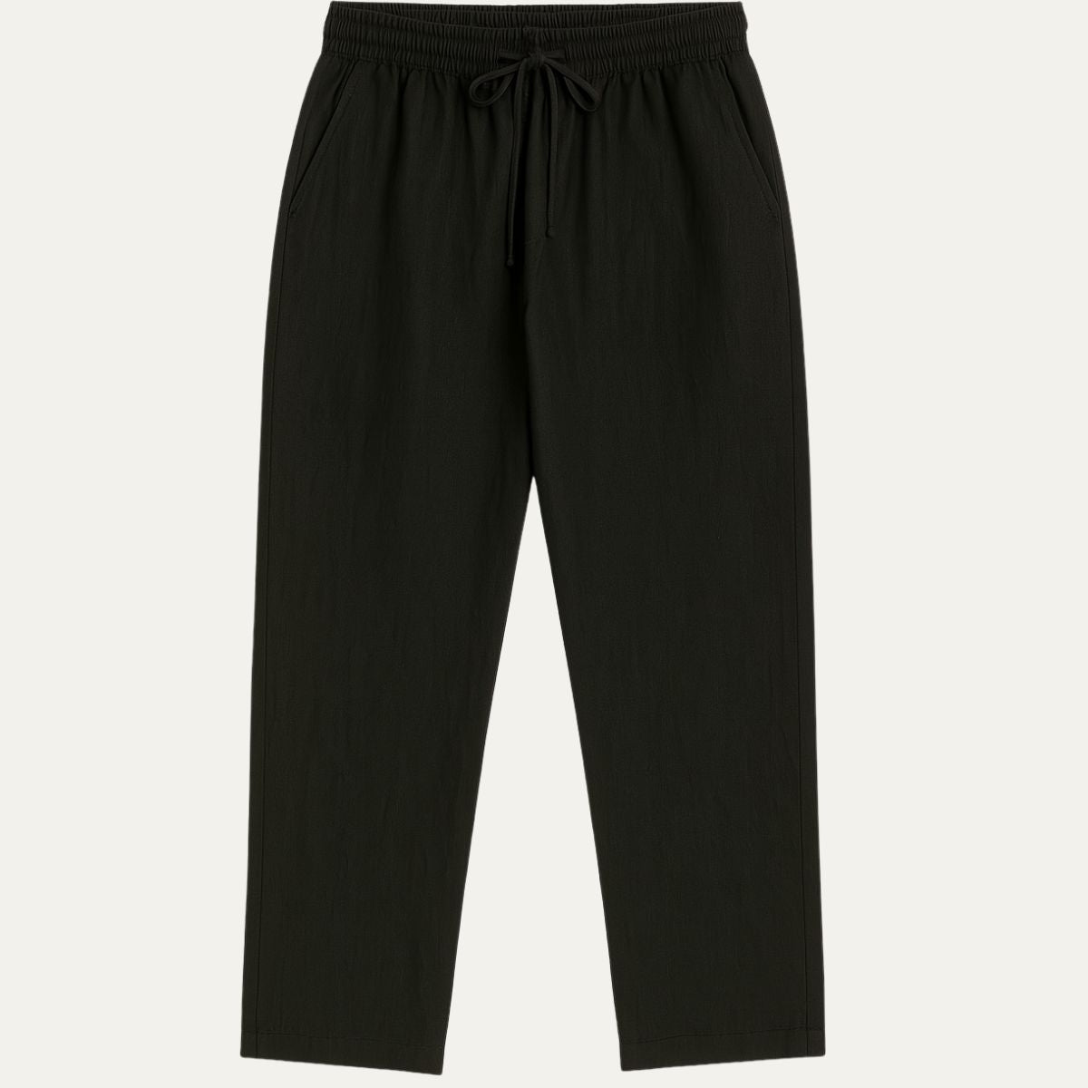 The Old Money Beige Linen Pants for Men