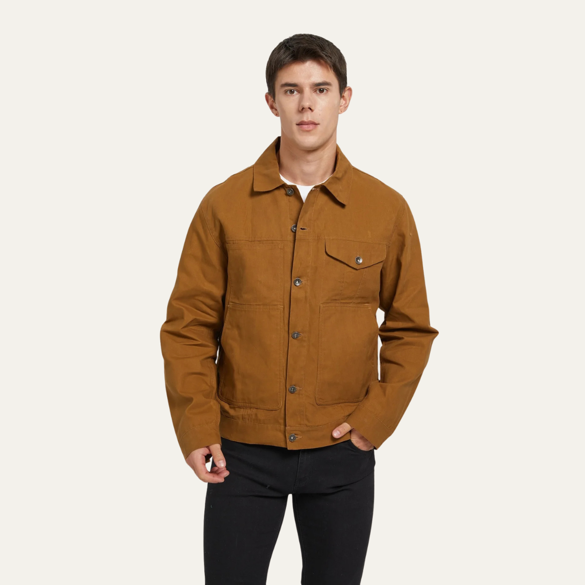 The Balmoral Men’s Retro Ranch Style Canvas Jacket