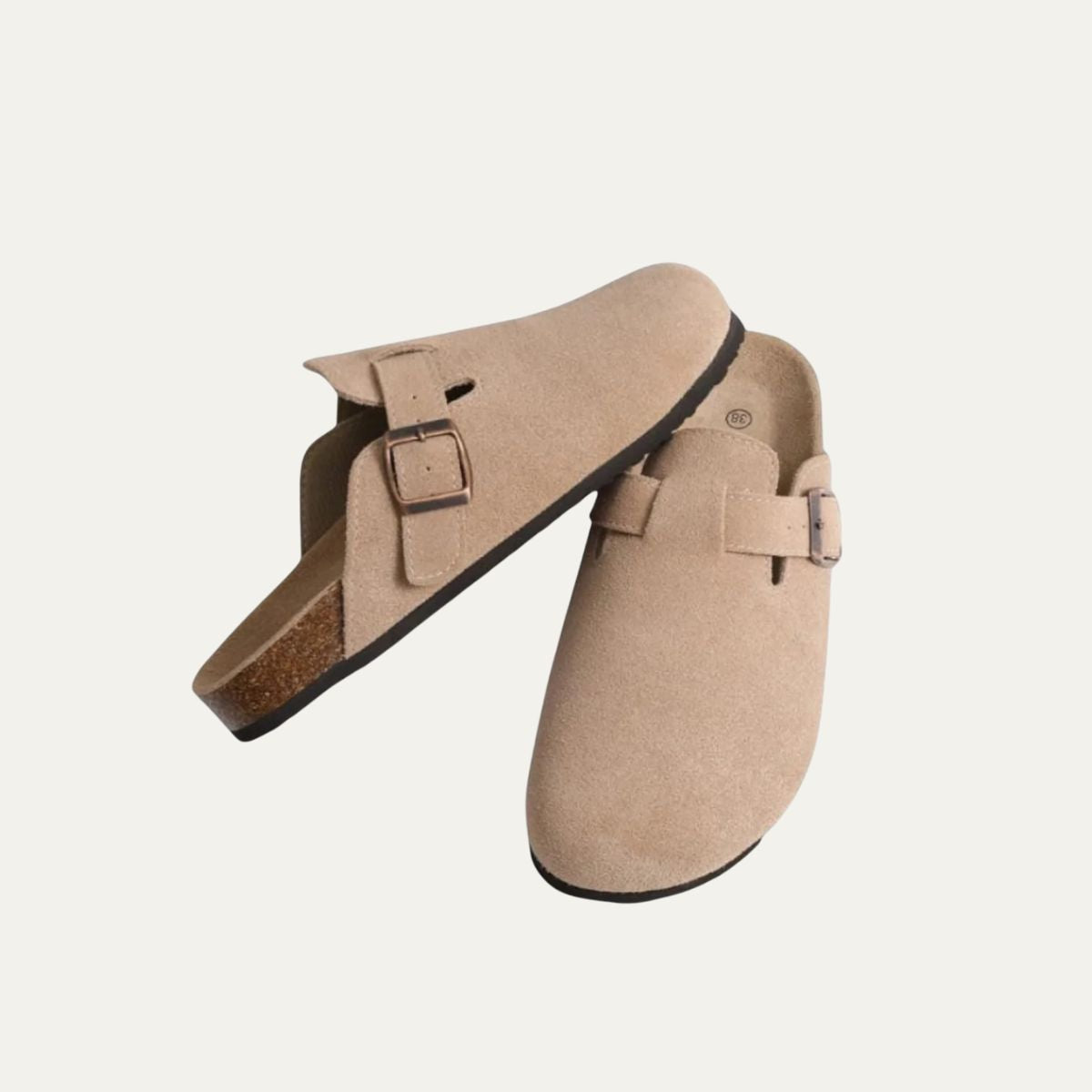 The Aristocrat Old Money Suede Clogs