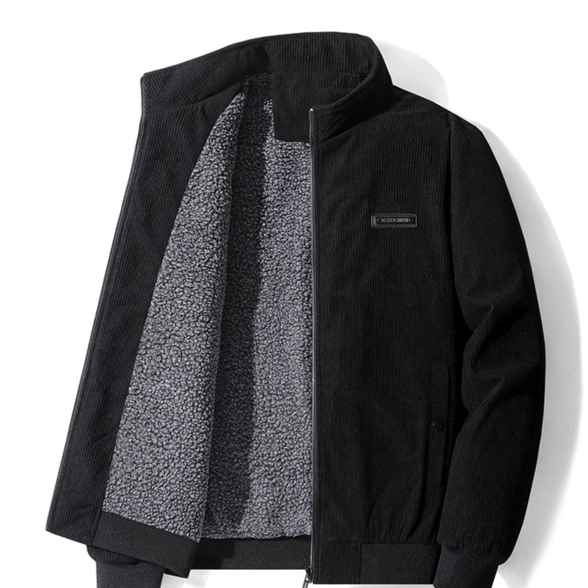 The Milton Fleece Lined Modern Corduroy Jacket for Men