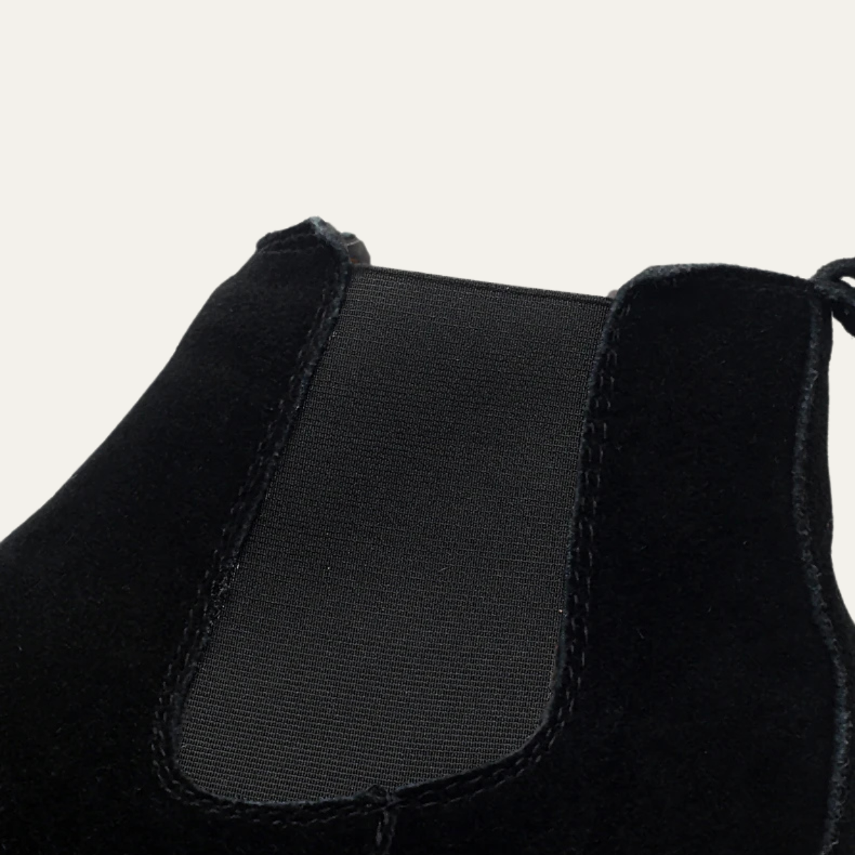 The Parioli Men's Leather Suede Chelsea Boots with Fur Lining