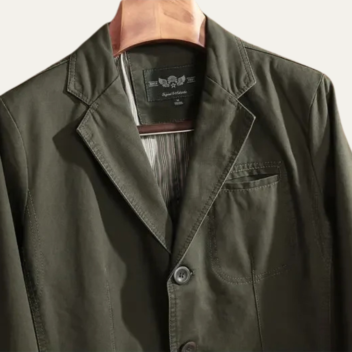 The York Men’s Casual Slim Fit Three Button Lightweight Blazer Jacket