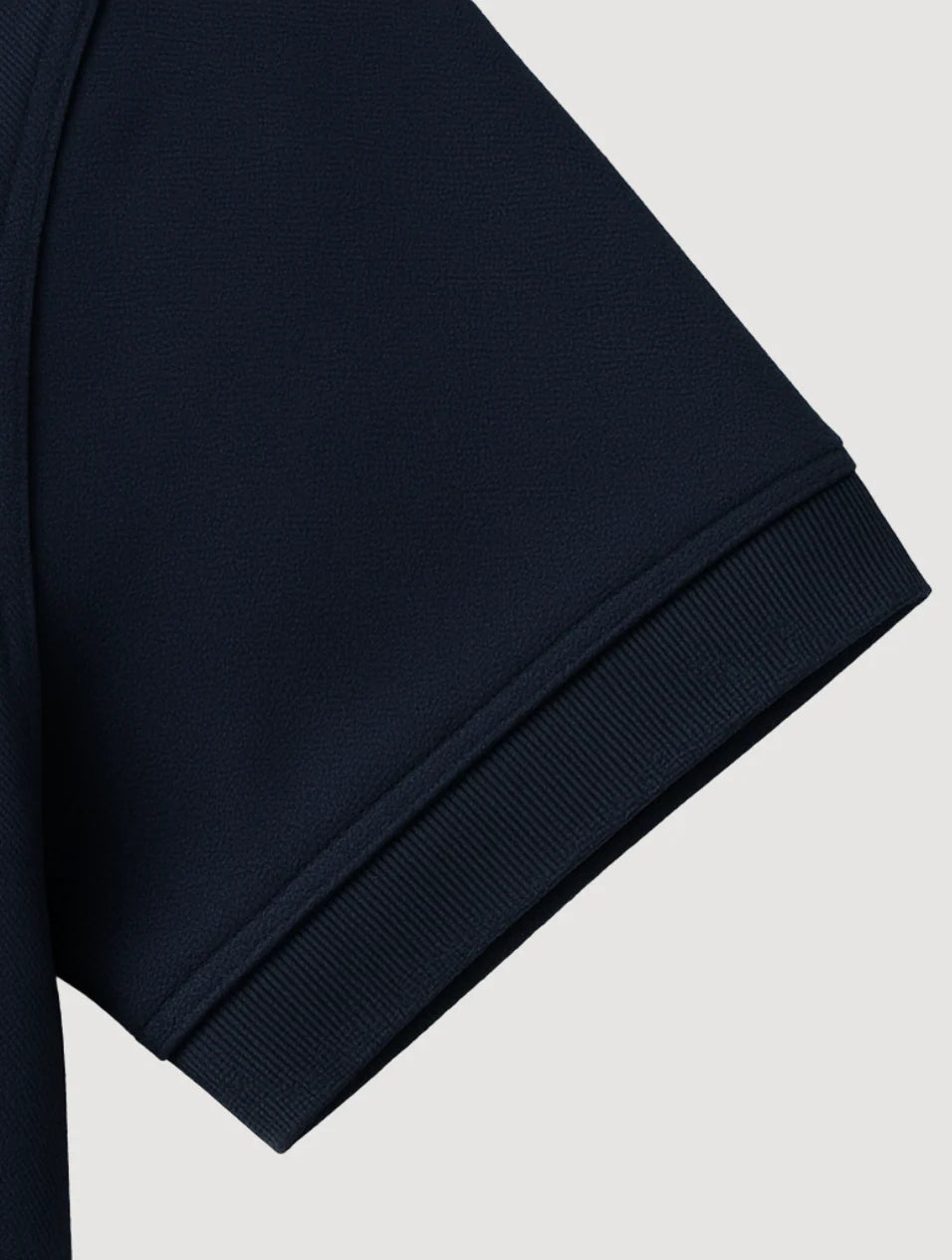 The Santorini Navy Blue Polo for Men - Timeless Old Money Style