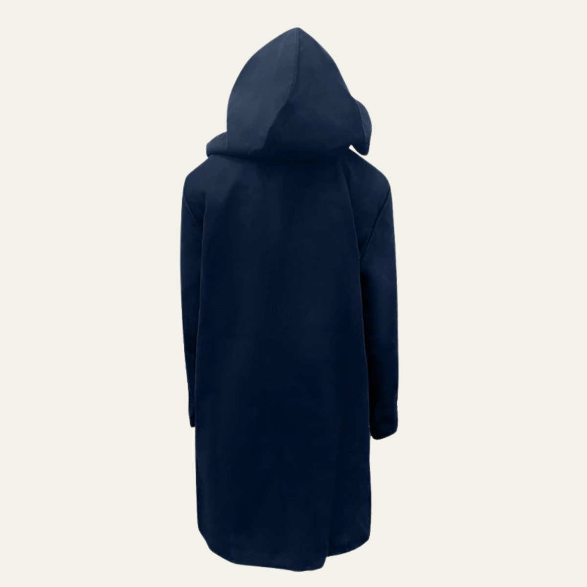 The Durham Men’s Warm Winter Navy Blue Wool Duffle Coat