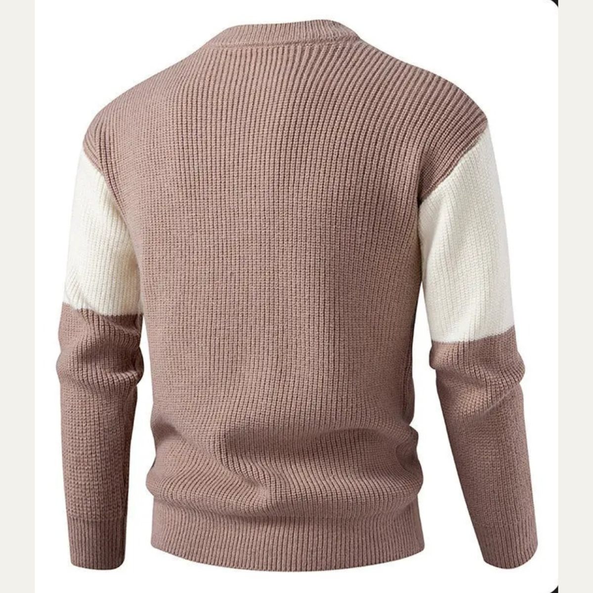 The Caldaro Men’s Warm Winter Colour Block Knit Jumper