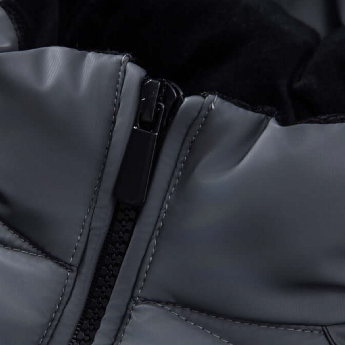 The Zurich Men's Black Hooded Puffer Coat – Lightweight Quilted Winter Coat