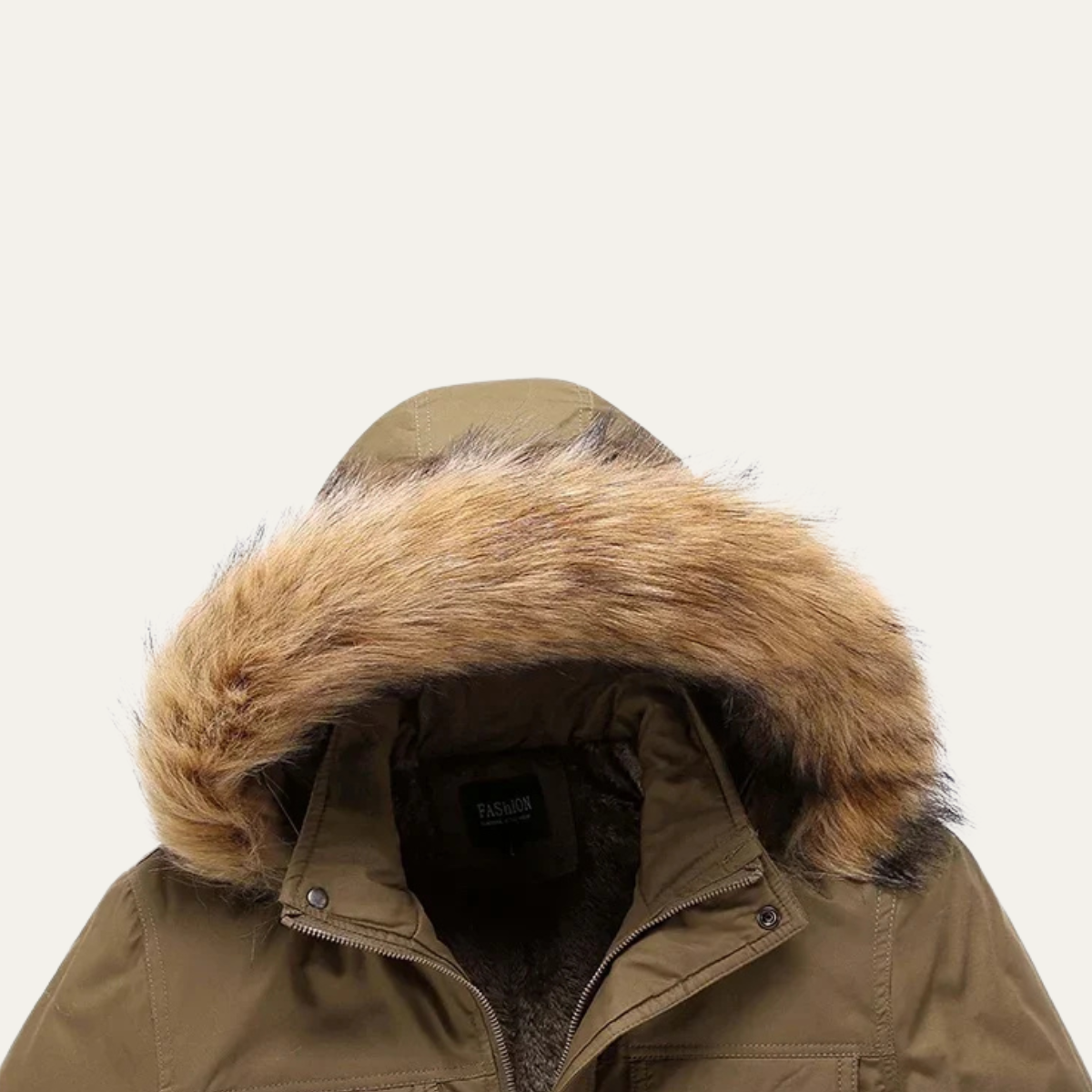 The Manchester Men’s Wam Hooded Winter Parka Coat with Fur Trim