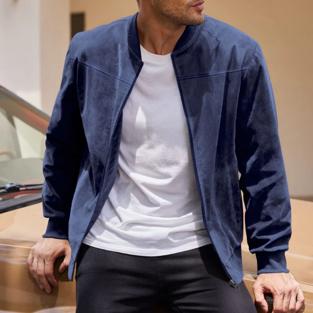 The Mayfair Suede Casual Jacket for Men