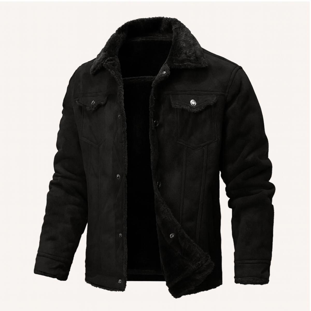 The Wrexham Men's Shearling Vintage Leather Jacket