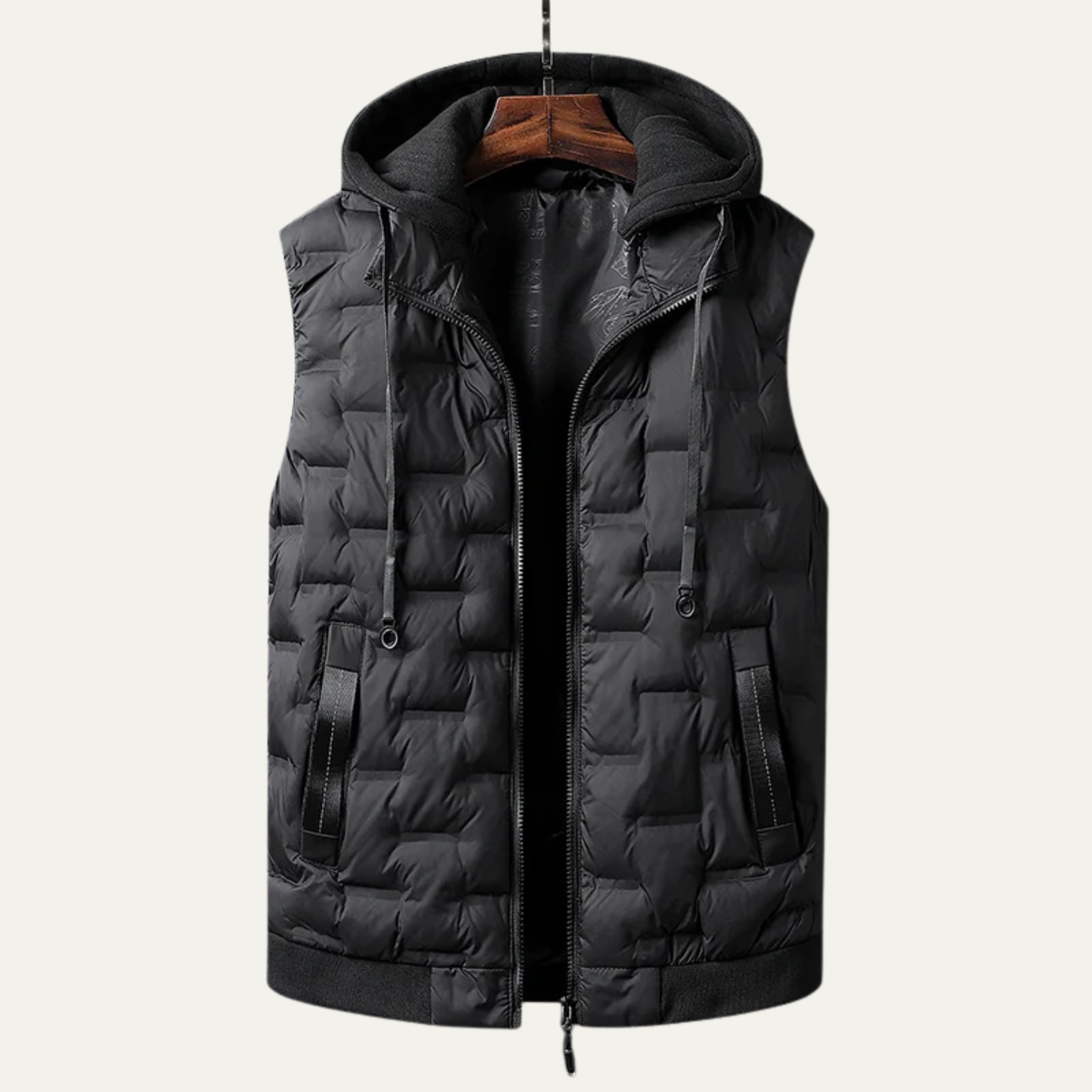 The Atrani Men’s Quilted Sleeveless Hooded Waist Coats