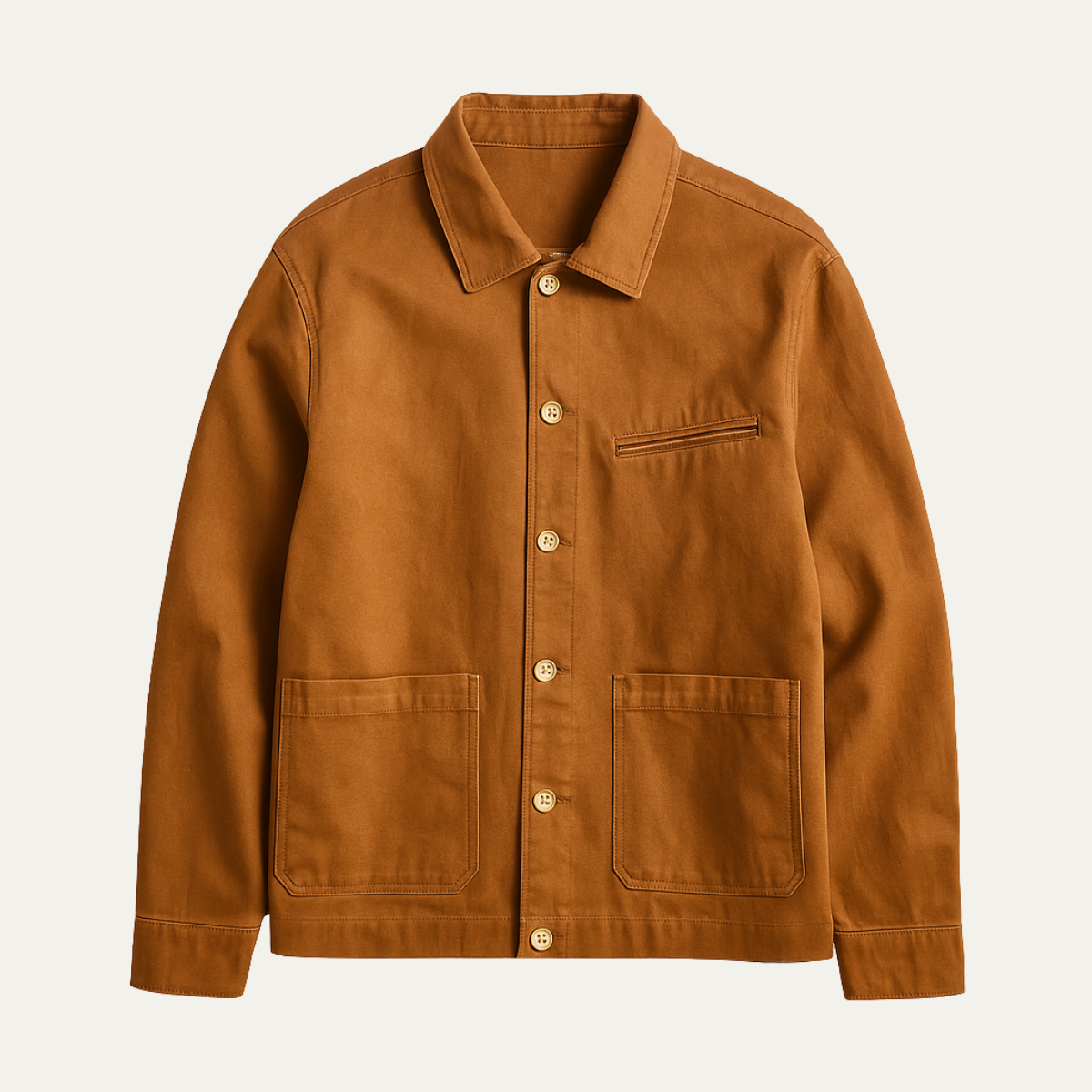 The Highclere Men’s Modern Casual Button Up Outerwear Jacket