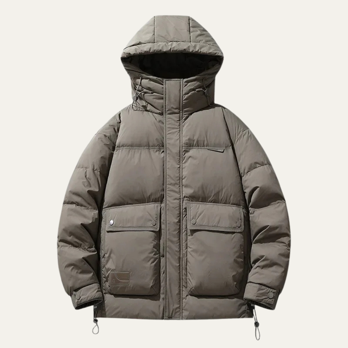 The Skye Men’s Thick Down Puffer Hooded Winter Jacket