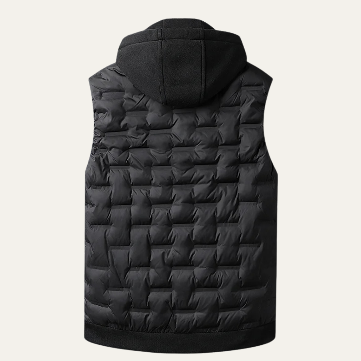 The Atrani Men’s Quilted Sleeveless Hooded Waist Coats