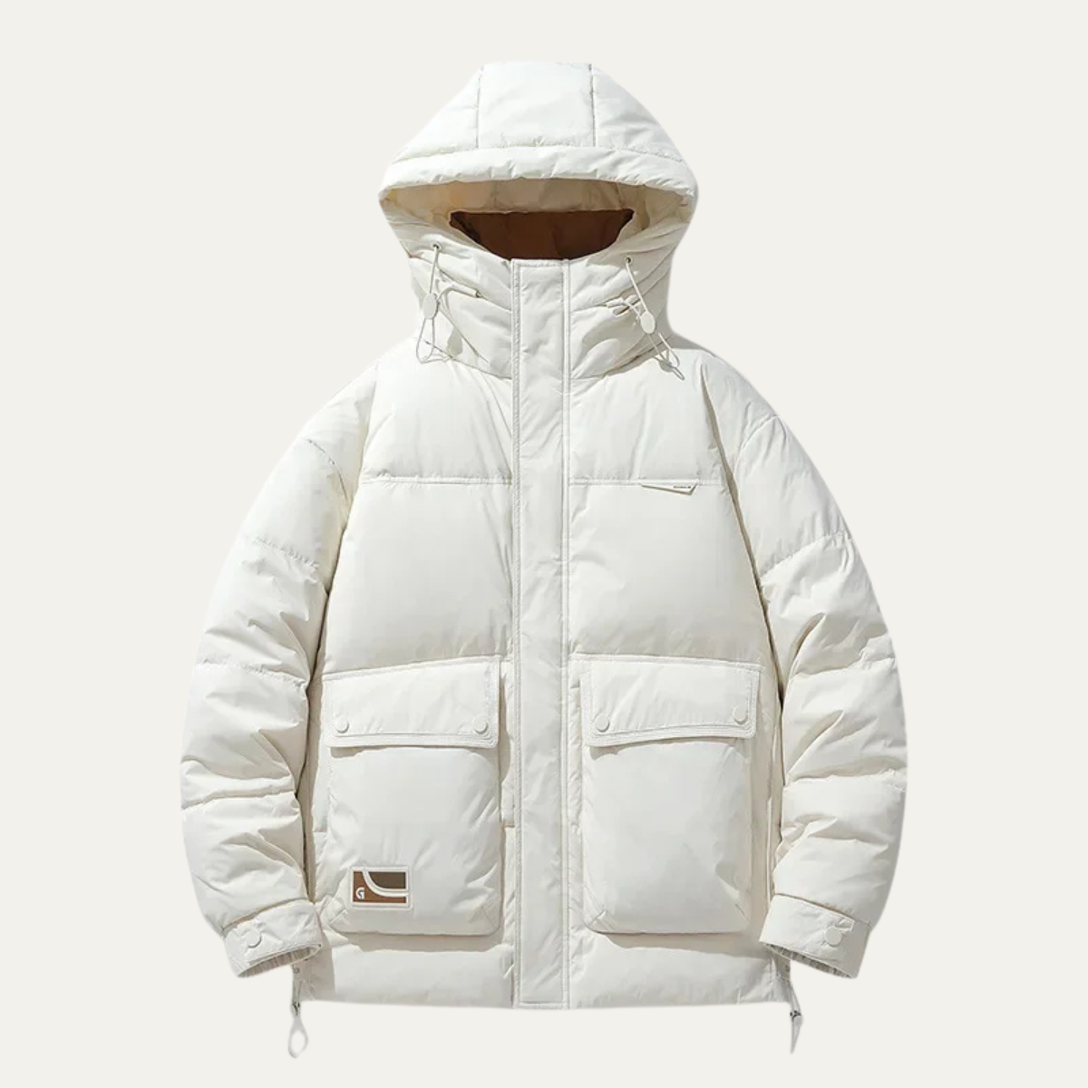 The Skye Men’s Thick Down Puffer Hooded Winter Jacket