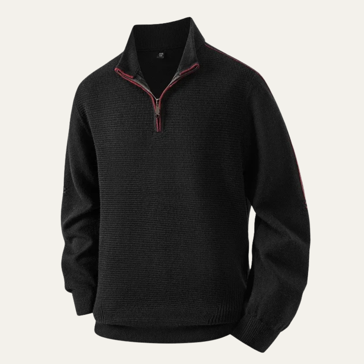 The Bologna Men’s Thick Fleece Half Zip Knitted Jumper