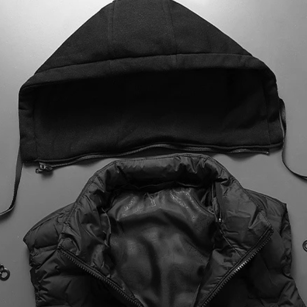 The Atrani Men’s Quilted Sleeveless Hooded Waist Coats