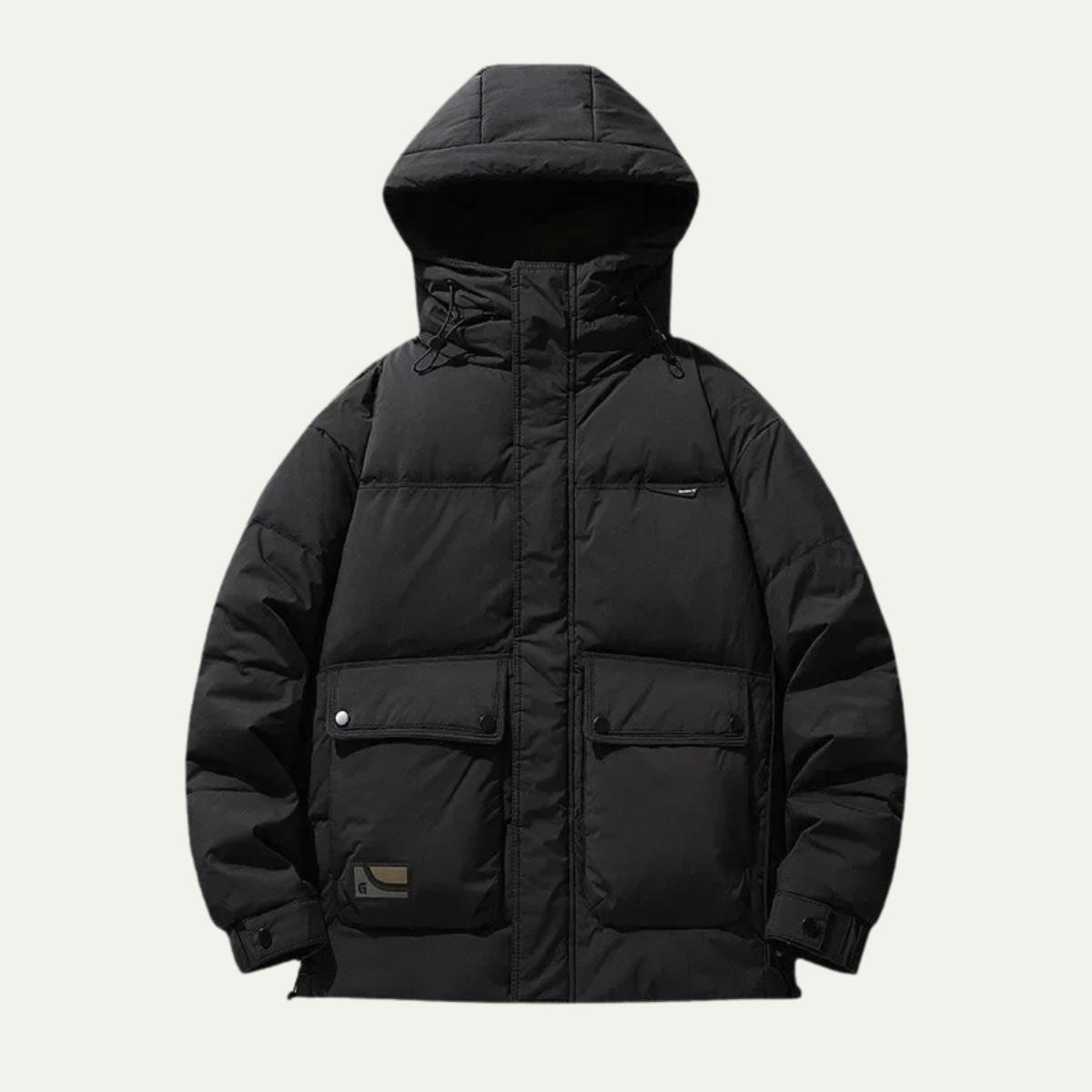 The Skye Men’s Thick Down Puffer Hooded Winter Jacket