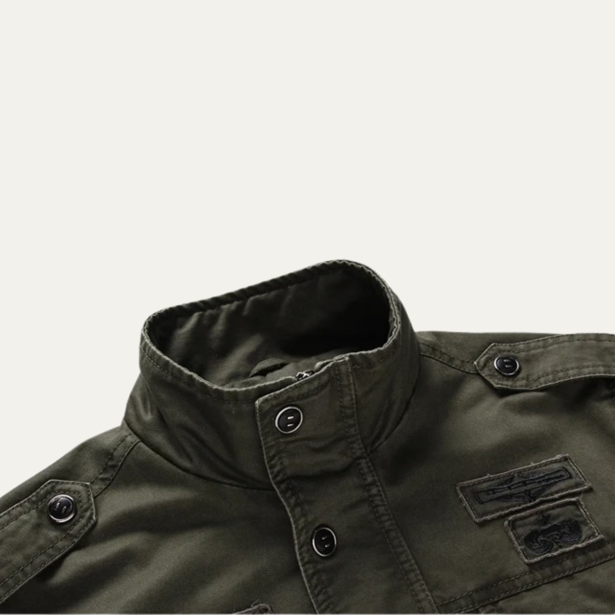 The Aberdeen Men's Trendy Cargo Cotton Jacket with Pockets