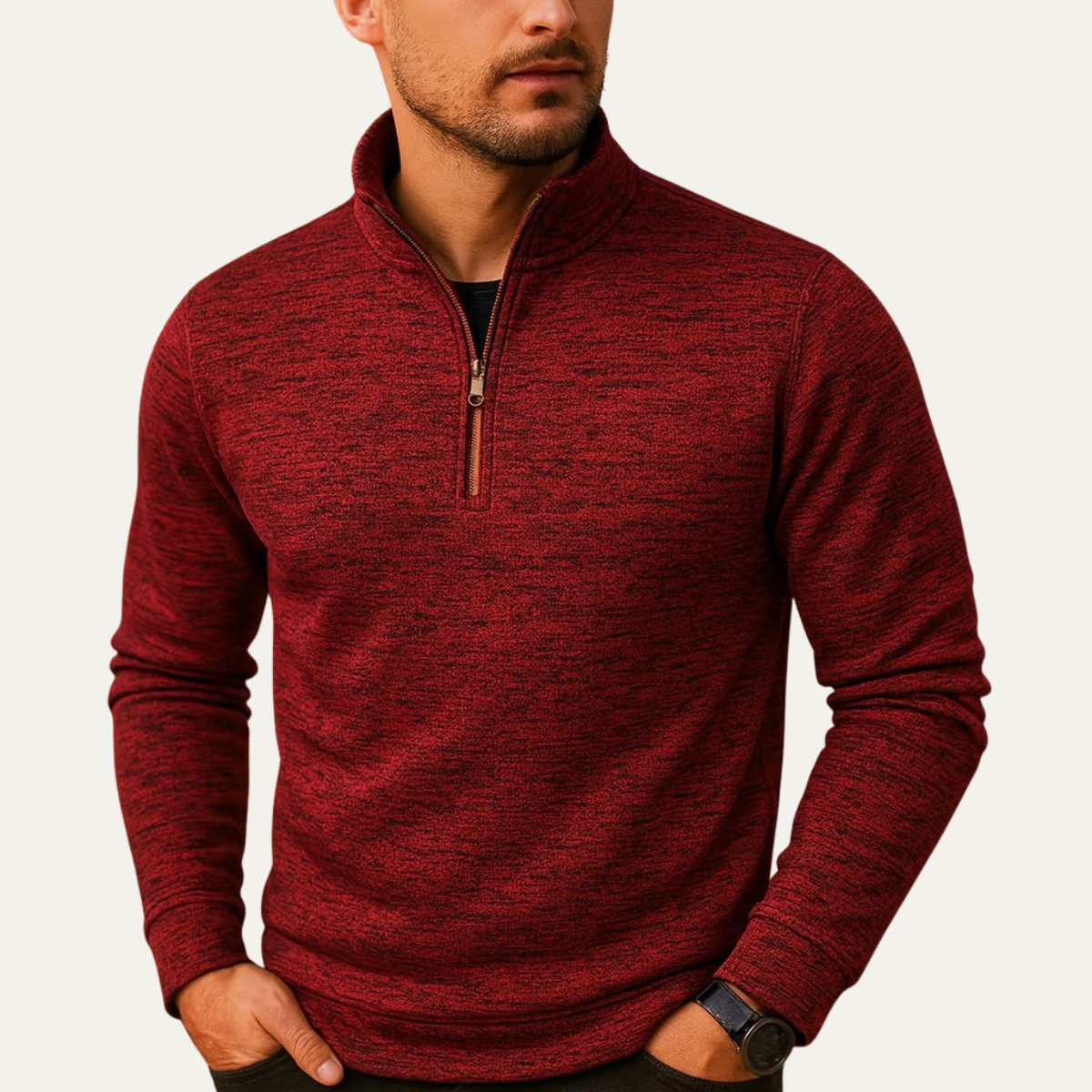 The Belgrave Quarter Zip Jumper