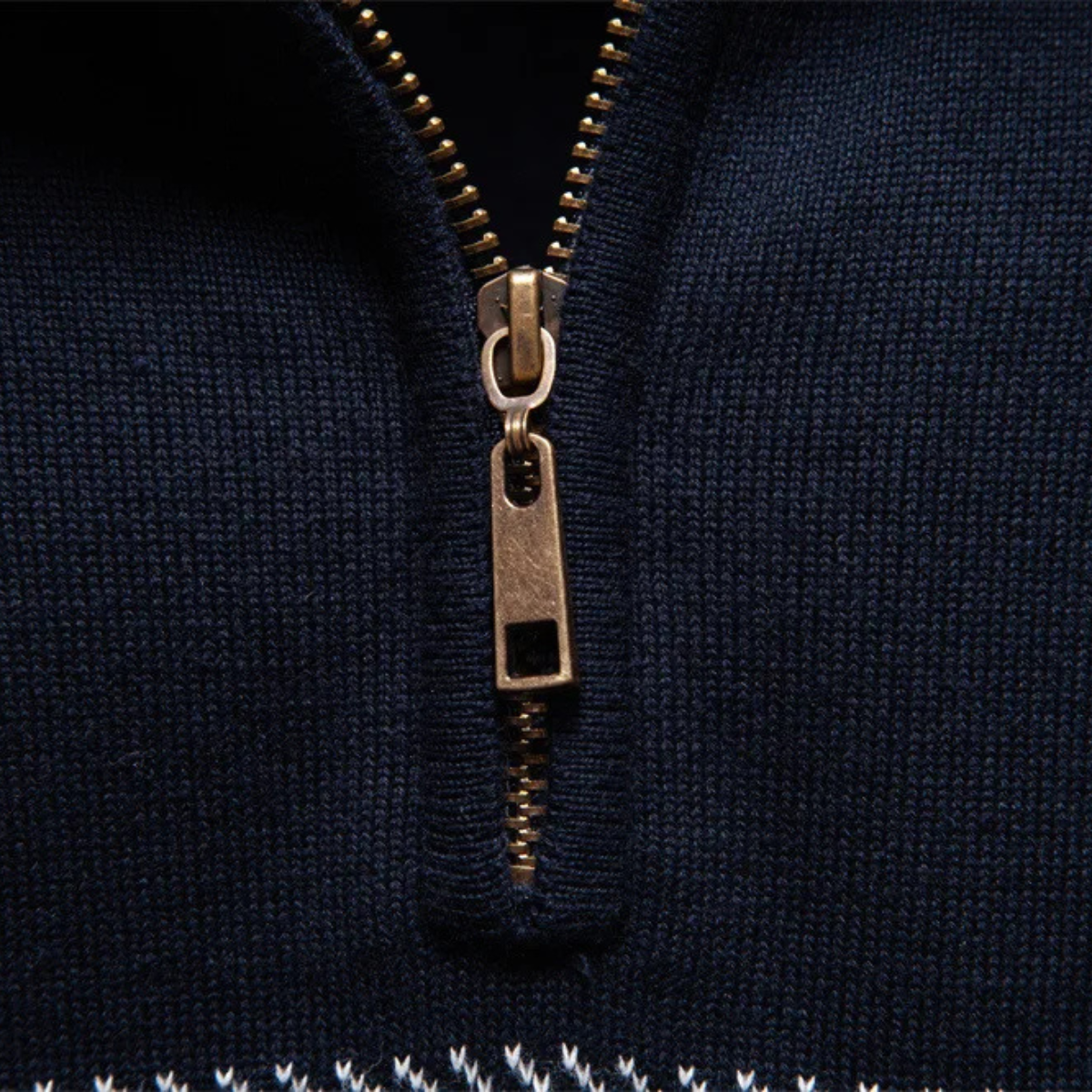 The Cotswolds Men’s Business Knit Quarter Zip Jumper