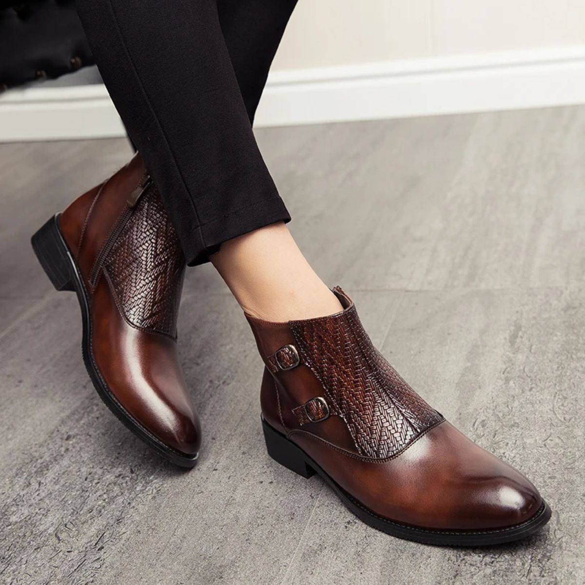 The Oxford Elegant Chelsea Boots for Men - Winter Luxury Business Shoes