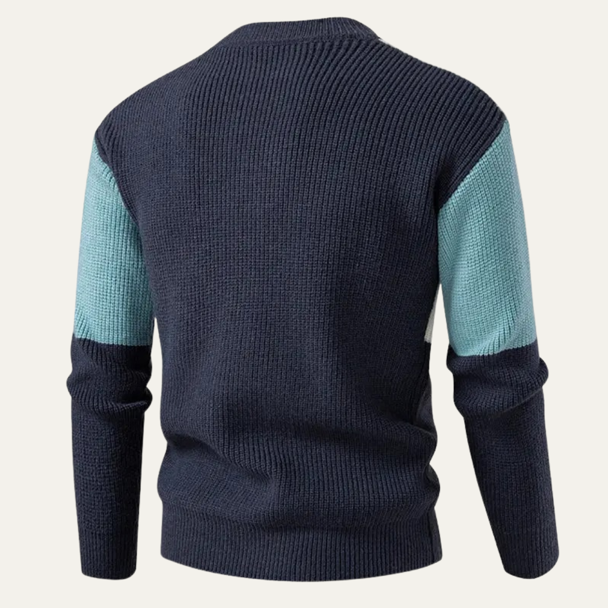 The Caldaro Men’s Warm Winter Colour Block Knit Jumper