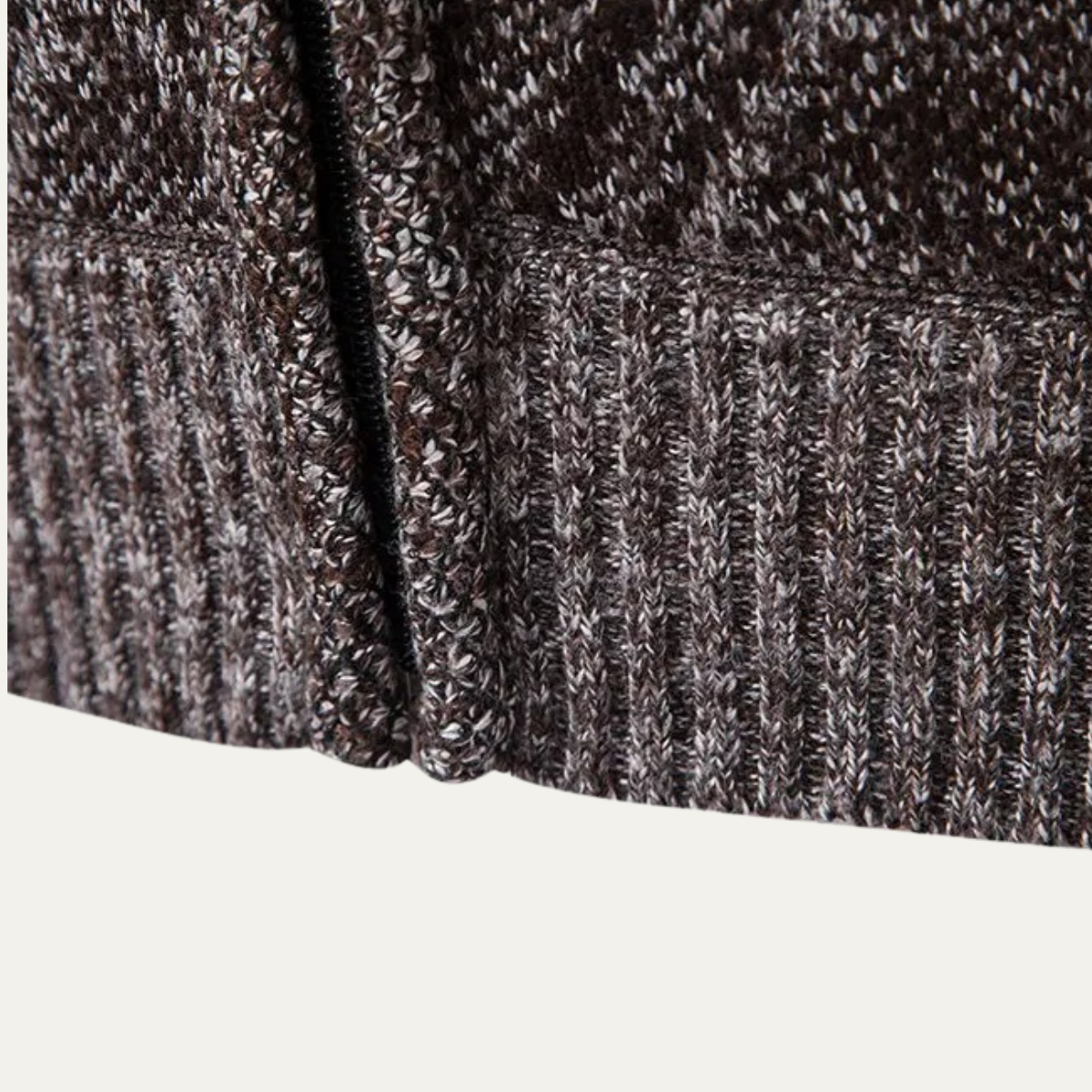 The Angera Men’s Casual Winter Knit Zip Up Jacket