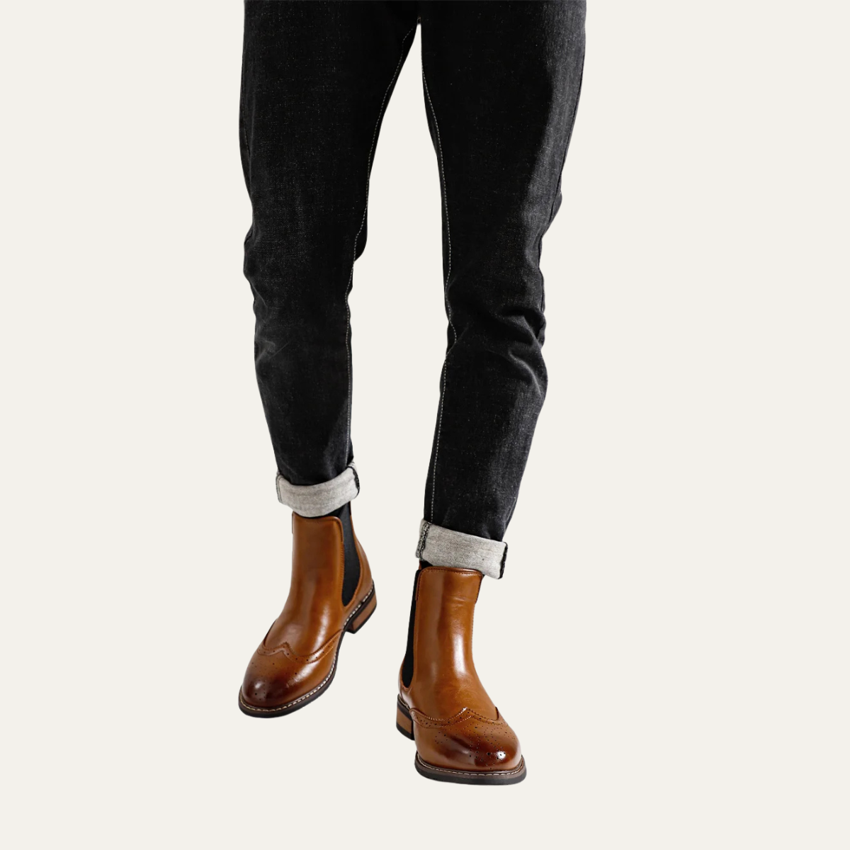 The Margate Men’s Classic Slip On Leather Chelsea Boots