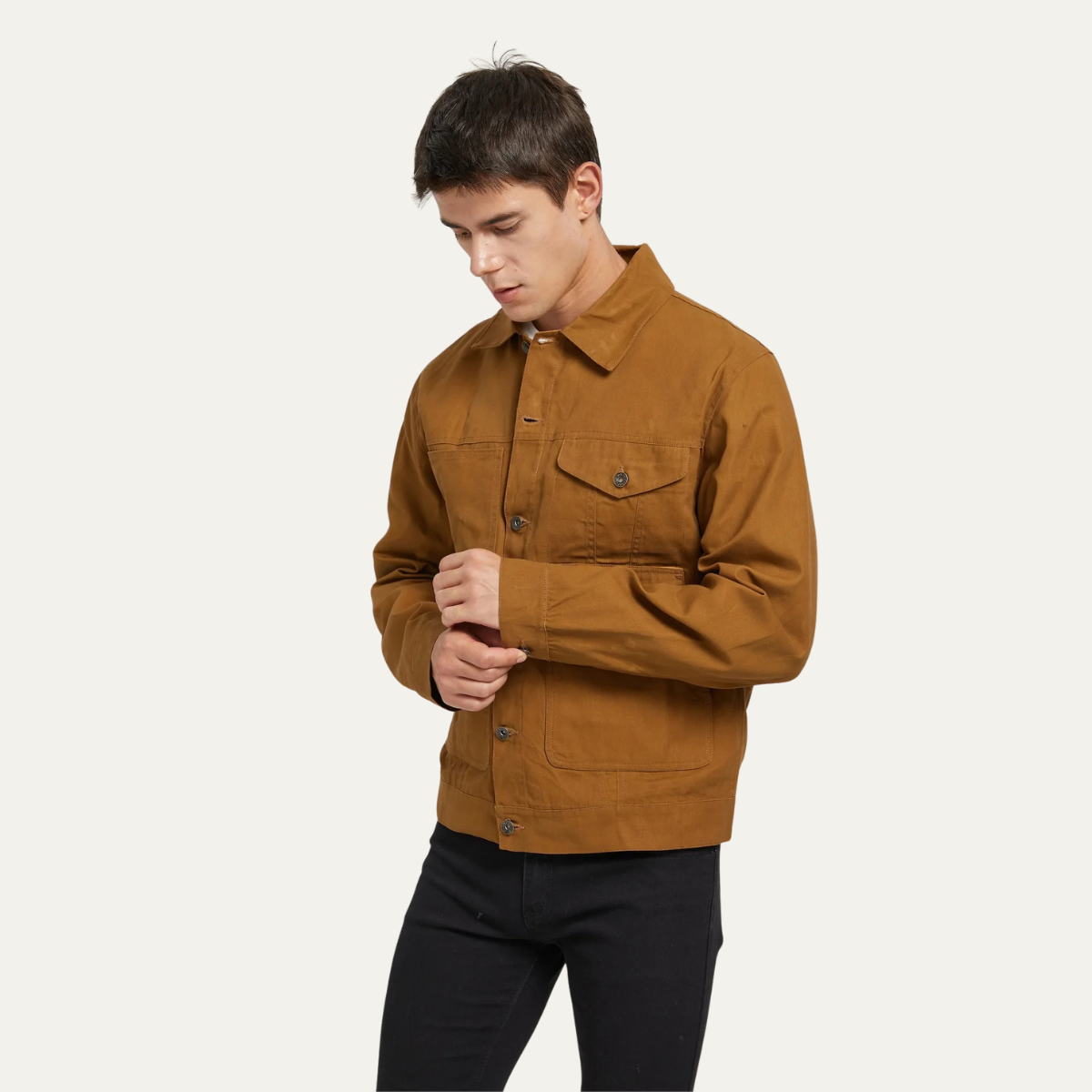 The Balmoral Men’s Retro Ranch Style Canvas Jacket