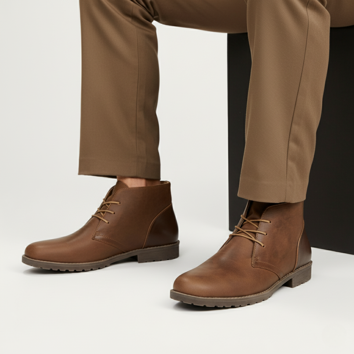 The Salisbury Men's Classic Retro Style Leather Boots