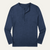 The Sheffield Men's Long Sleeve Henley Shirt - Modern Cotton Top