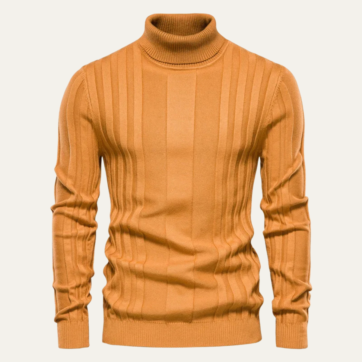 The Bolgheri Men’s Slim Fit Ribbed Turtleneck Jumper