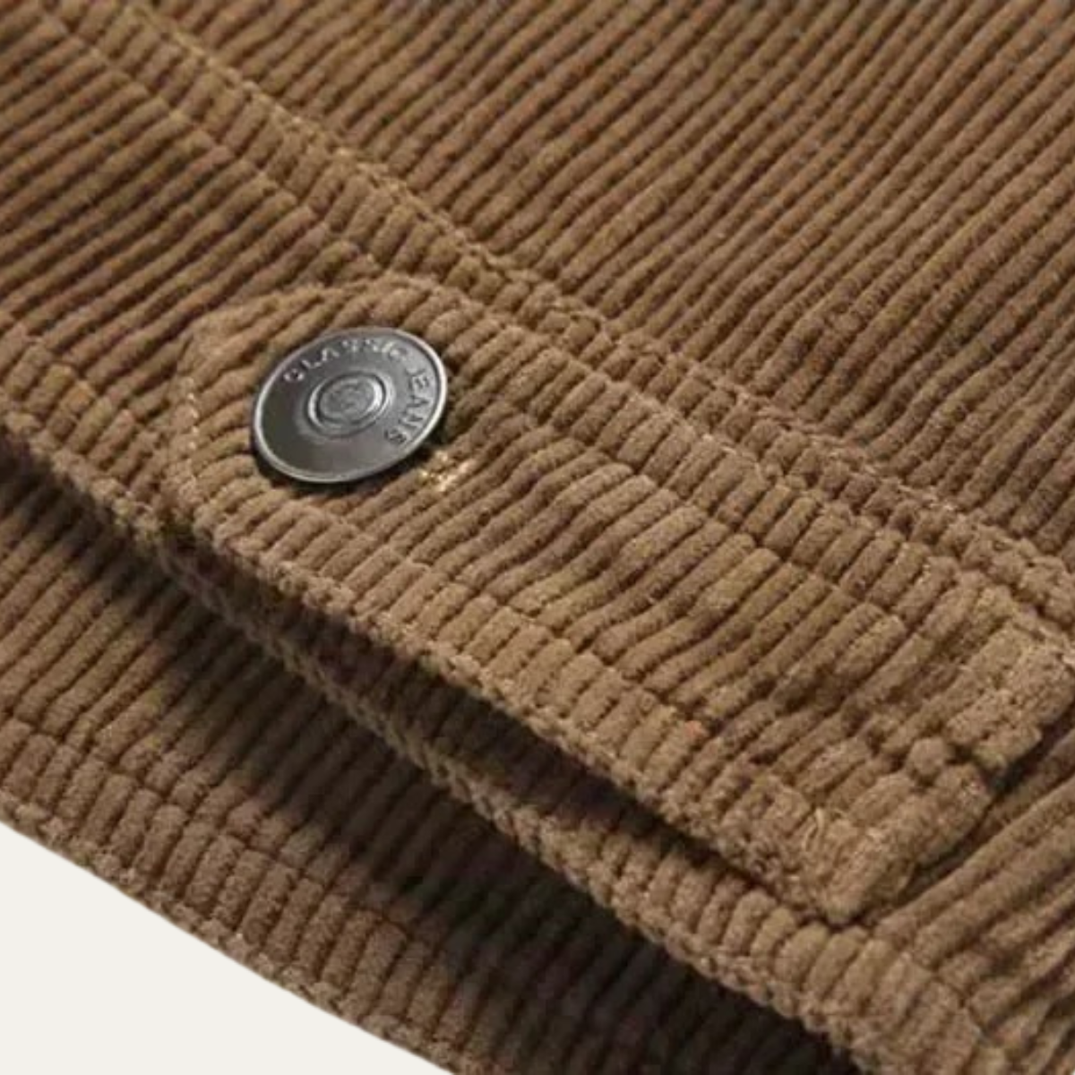 The Torino Men's Vintage Corduroy Button Up Jacket