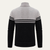 The Genova Men's Striped Thick Fleece Lined Knit Cardigan
