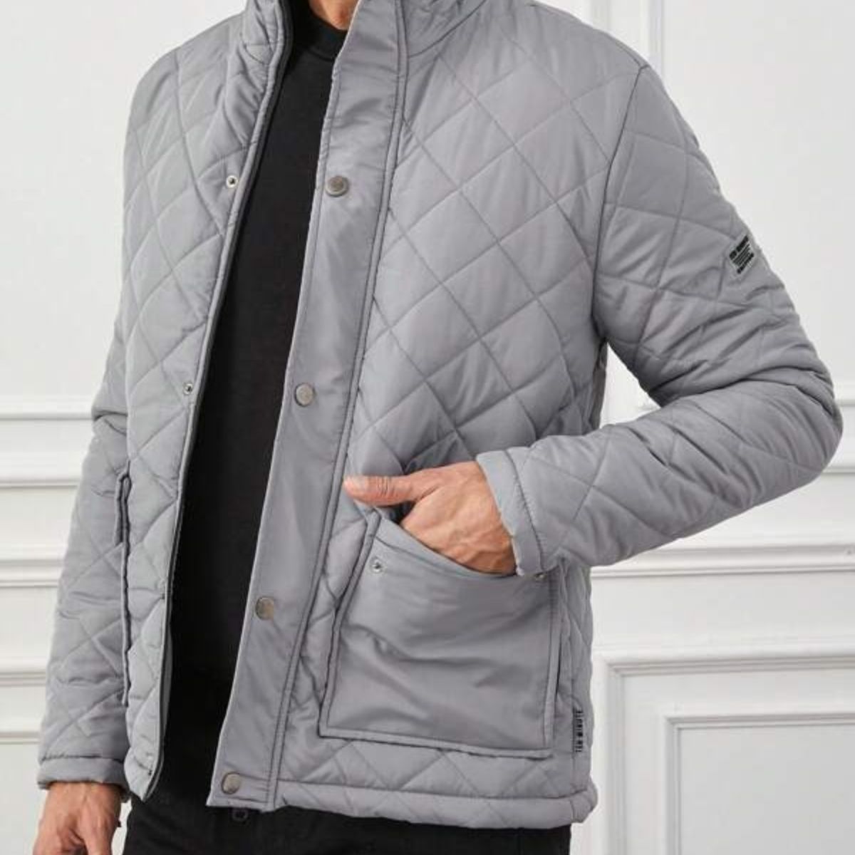 The Chester Black Quilted Jacket – Men’s Heritage Field Coat