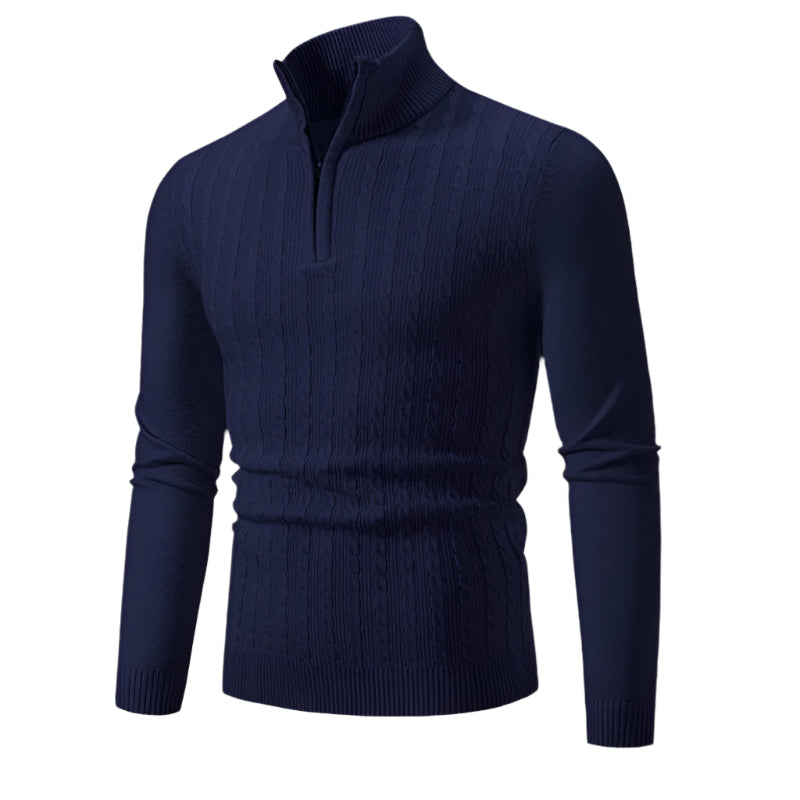 The Gstaad Half Zip Jumper-The British Gentlemen