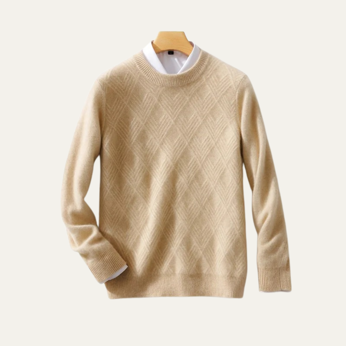 The Inverness Men’s Warm Winter Knit Wool Jumper