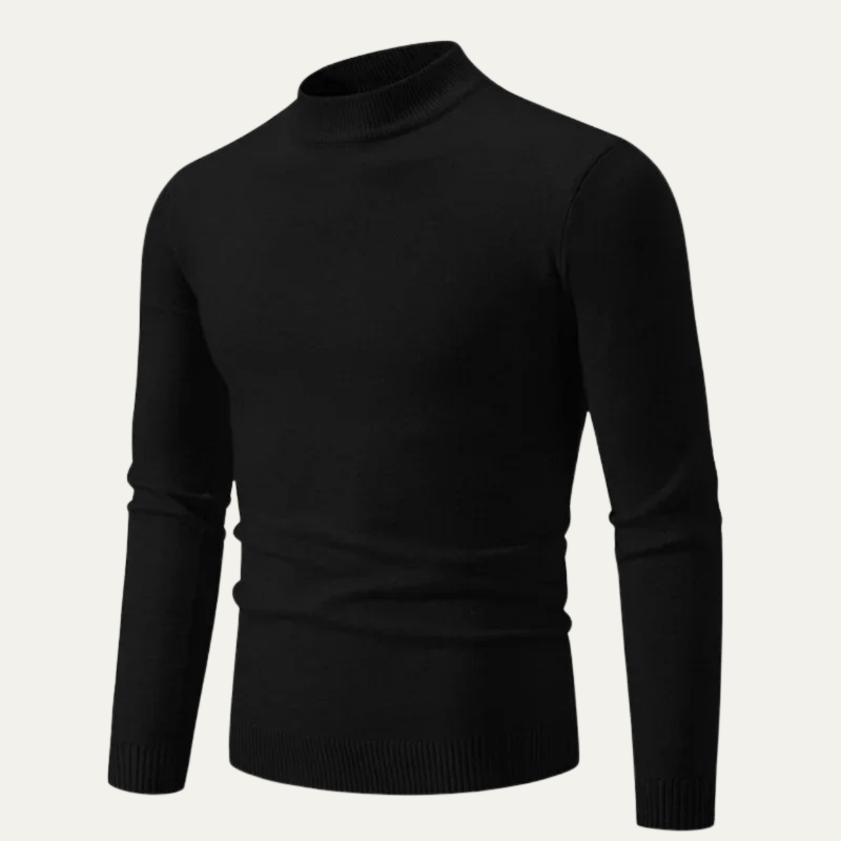 The Sarentino Men’s Turtleneck Slim Fit Warm Knit Jumper