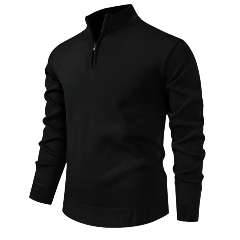 The Warwick Quarter Zip Jumper-The British Gentlemen