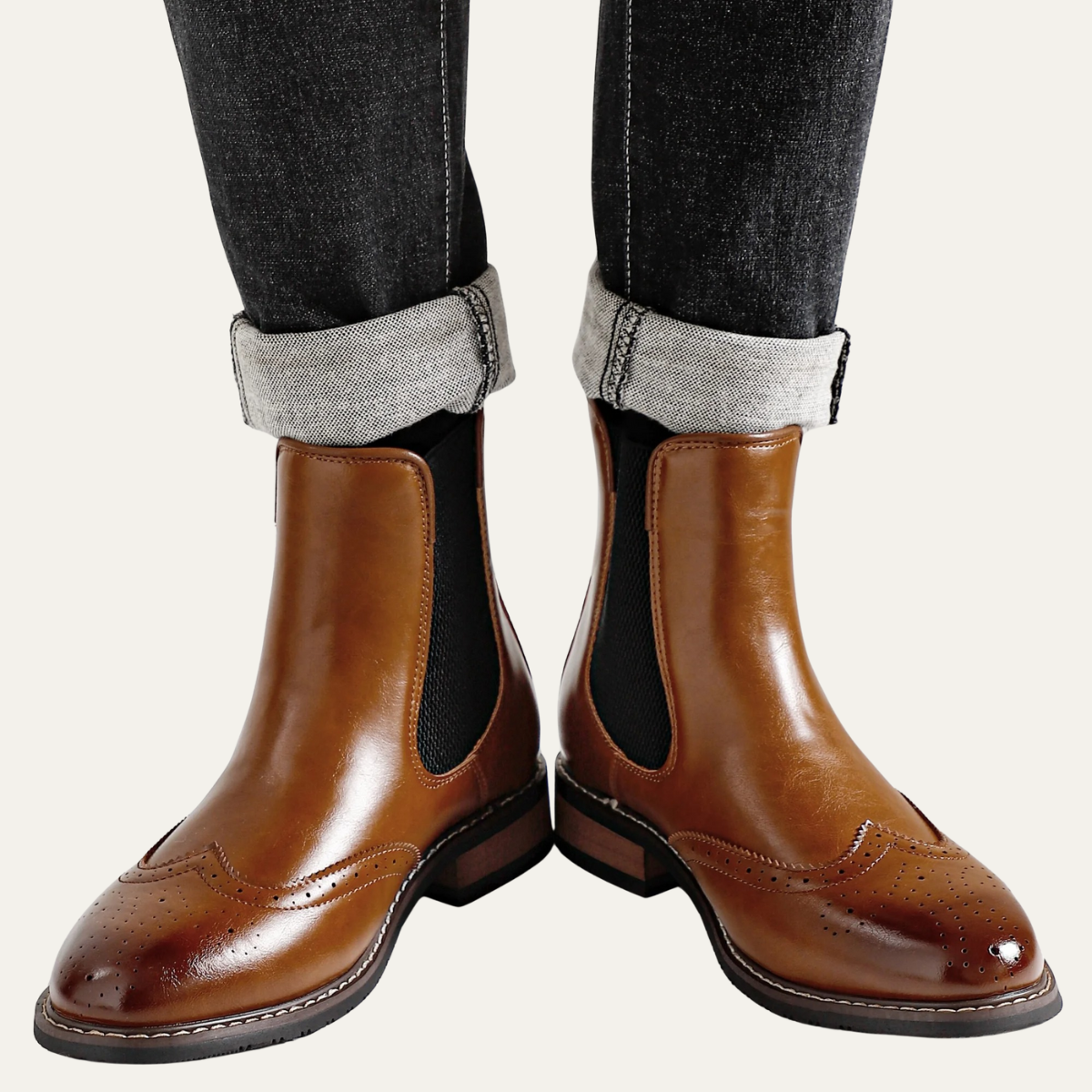 The Margate Men’s Classic Slip On Leather Chelsea Boots