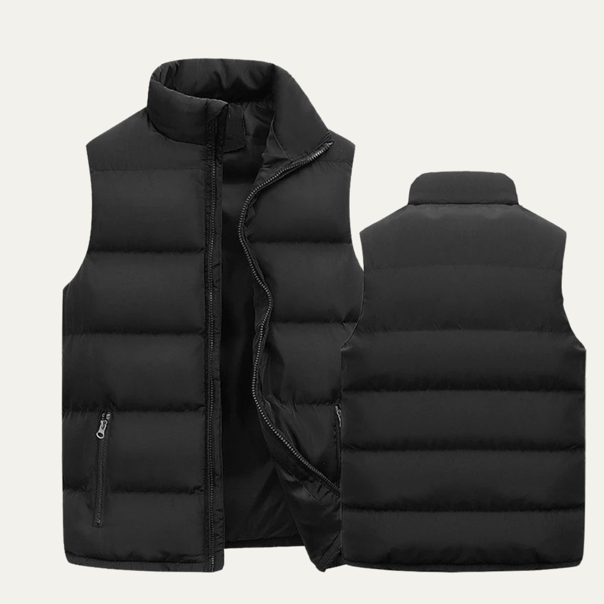 The Furore Men’s Lightweight Puffer Gilet Sleeveless Padded Waist Coats