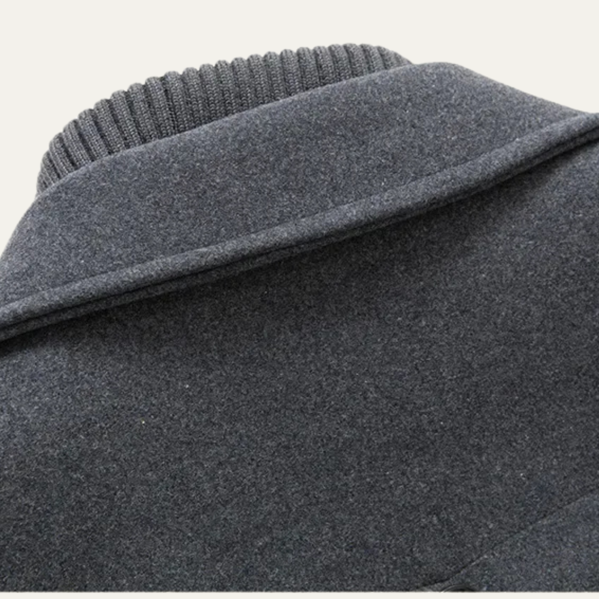 The Fasano Men's Smart Lapel Wool Blend Winter Coat