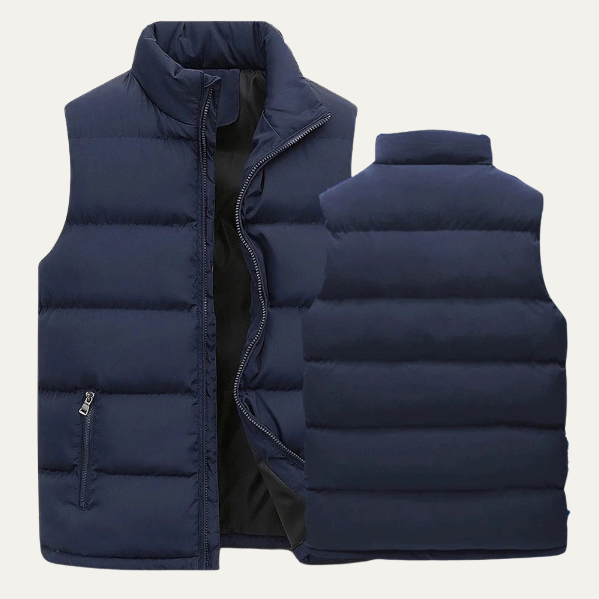 The Furore Men’s Lightweight Puffer Gilet Sleeveless Padded Waist Coats