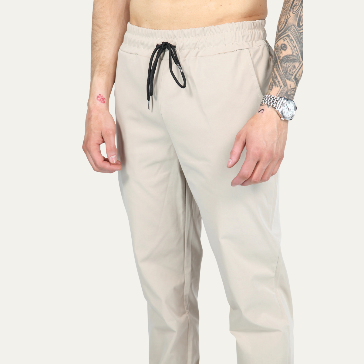 The Valencia Men’s Apricot Co Ord Set – Lightweight Cotton Jacket & Trousers