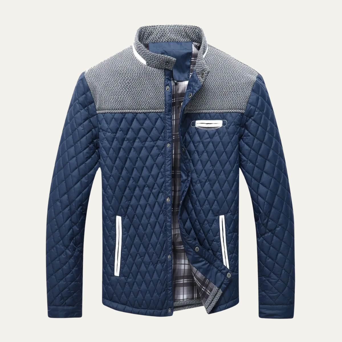 The San Marco Men's Lightweight Padded Quilted Bomber Jacket