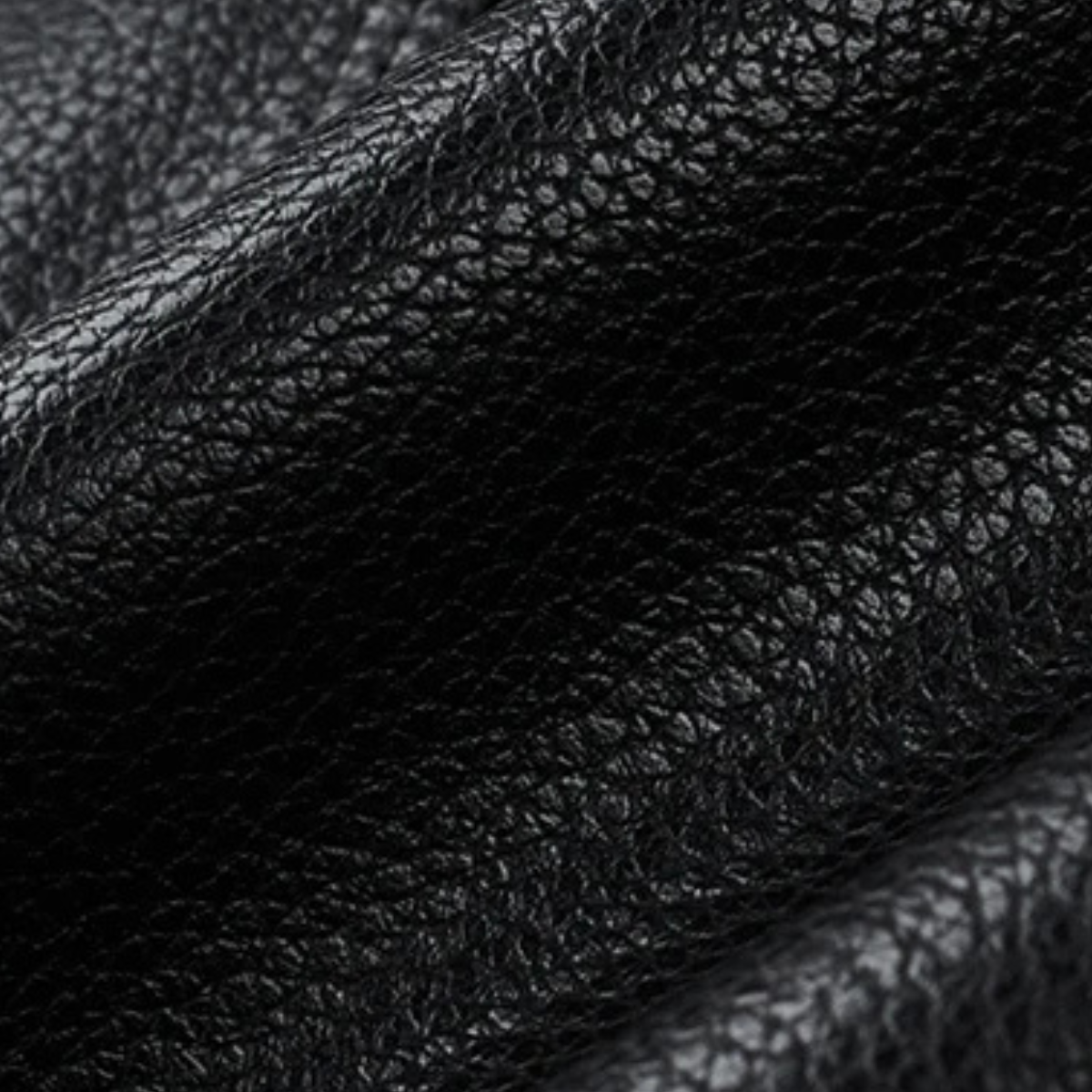 The Baveno Men's Black Smart Business Leather Trench Coat