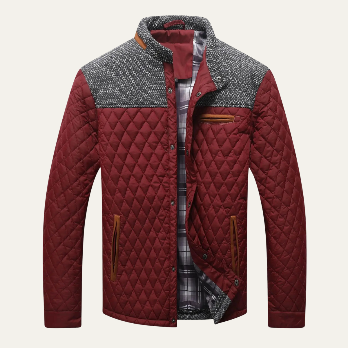 The San Marco Men's Lightweight Padded Quilted Bomber Jacket