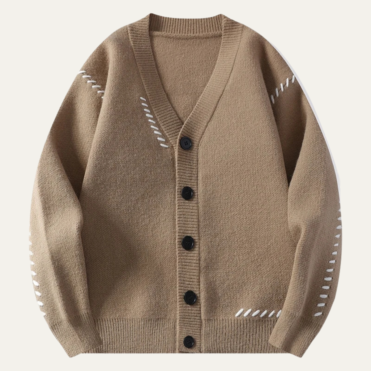 The Hawthorne Men’s Button Front Knit Cardigan Jumper