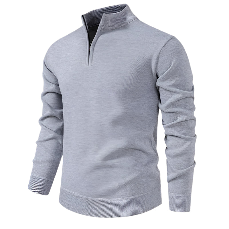 The Warwick Quarter Zip Jumper-The British Gentlemen