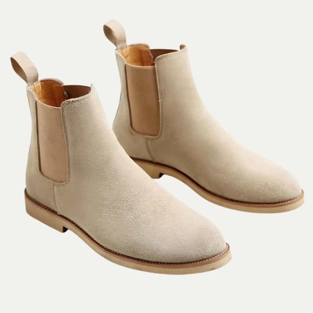 The Testaccio Men's Smart Casual Suede Ankle Chelsea Boots